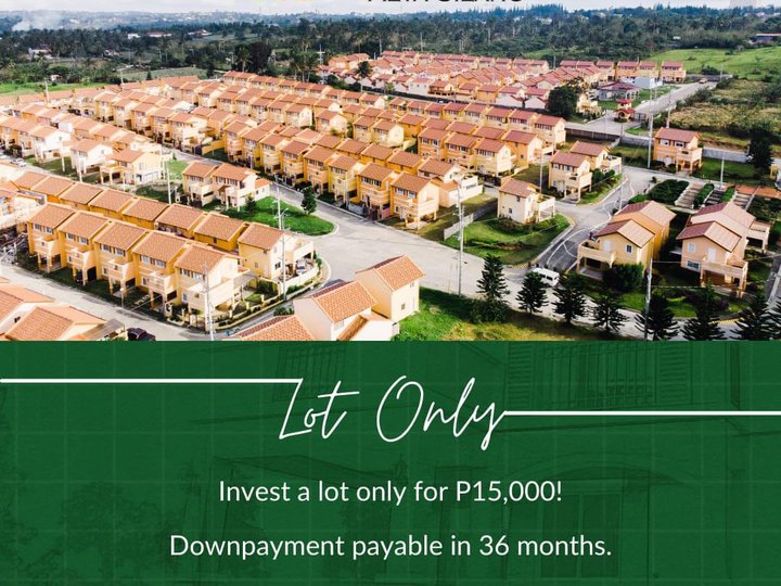 LOT ONLY FOR SALE in SILANG CAVITE | Minimum Lot Area: 108 sqm