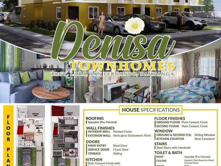 3-bedroom Townhouse For Sale in San Fernando Pampanga