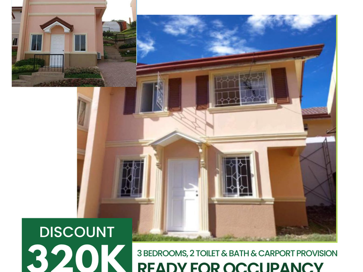 Carmela 3 bedrooms RFO in Pit-os, Talamban (Riverfront subdivision)