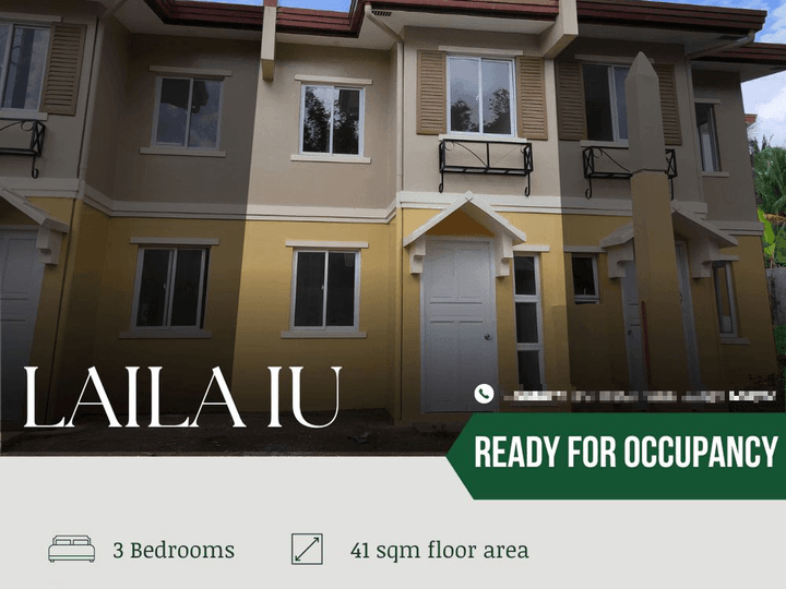 Camella Mandalagan 3-BR Laila RFO Townhouse Inner Unit