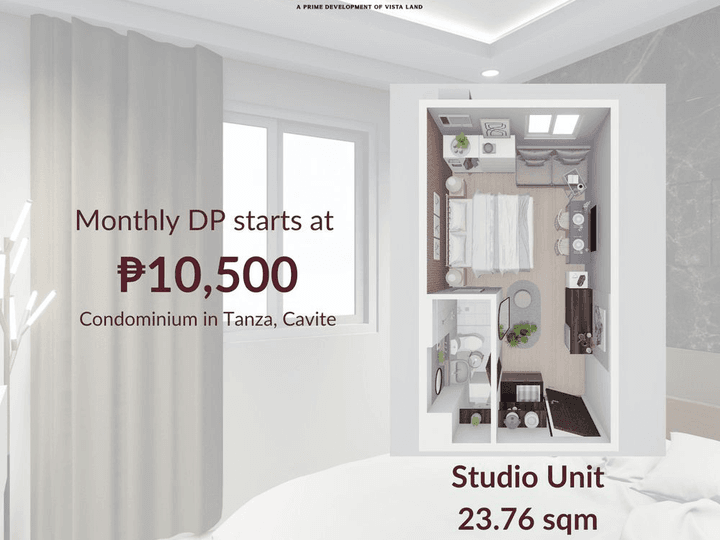 STUDIO CONDO UNIT FOR SALE IN TANZA CAVITE