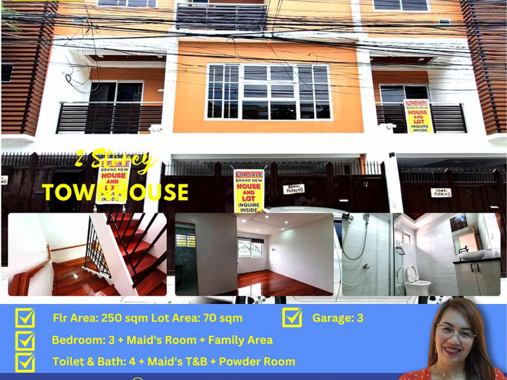 3-bedroom Townhouse For Sale in Teachers Village Diliman Quezon City