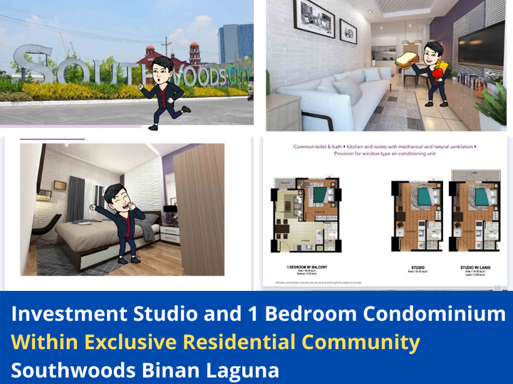 [ Video Tour ] 1 Bedroom and Studio Condominiu Southwoods Binan Laguna