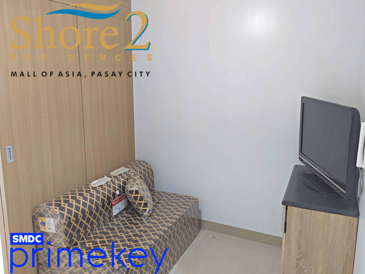 Semi-Furnished 1Bedroom Unit For Lease At SMDC Shore 2 Residences