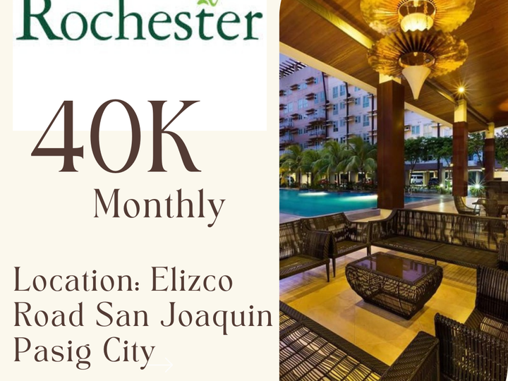 Ready For Occupancy 37.80 sqm 2-bedroom Residential Condo Rent-to-own in Pasig