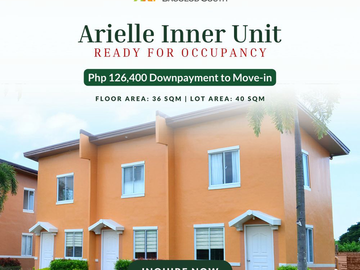 2-bedroom Arielle Townhouse For Sale in Bacolod Negros Occidental