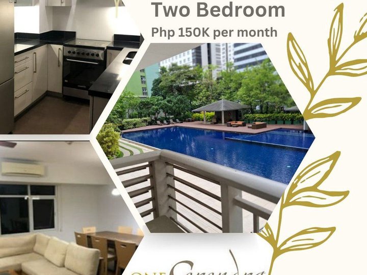 2 Bedroom For Lease One Serendra in BGC