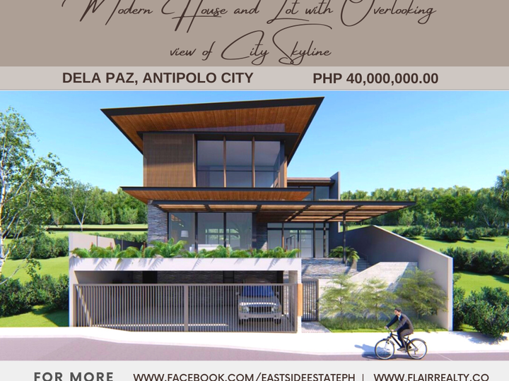 Modern Design house and lot with city skyline view in Antipolo City