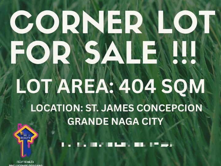 404 sqm Residential Lot For Sale in St. James Concepcion Grande, Naga City Camarines Sur