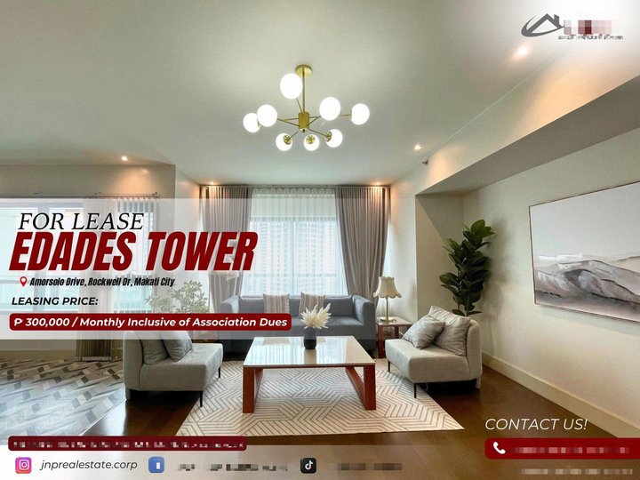 280.00 sqm 4-bedroom Residential Condo For Rent in Rockwell Makati