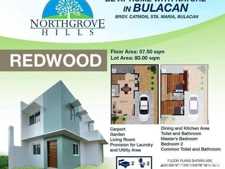 2-bedroom REDWOOD Single Attached House For Sale in Northgrove Hills