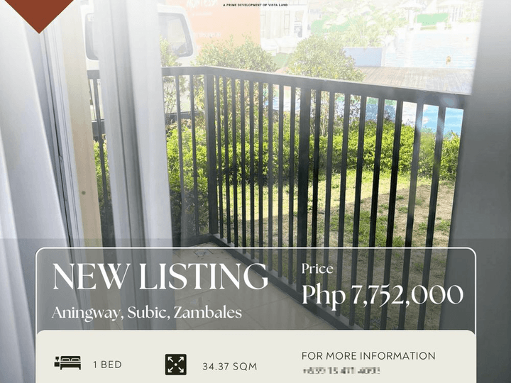 1 Bedroom Premium Condo Unit in 10th floor For Sale in Subic Zambales