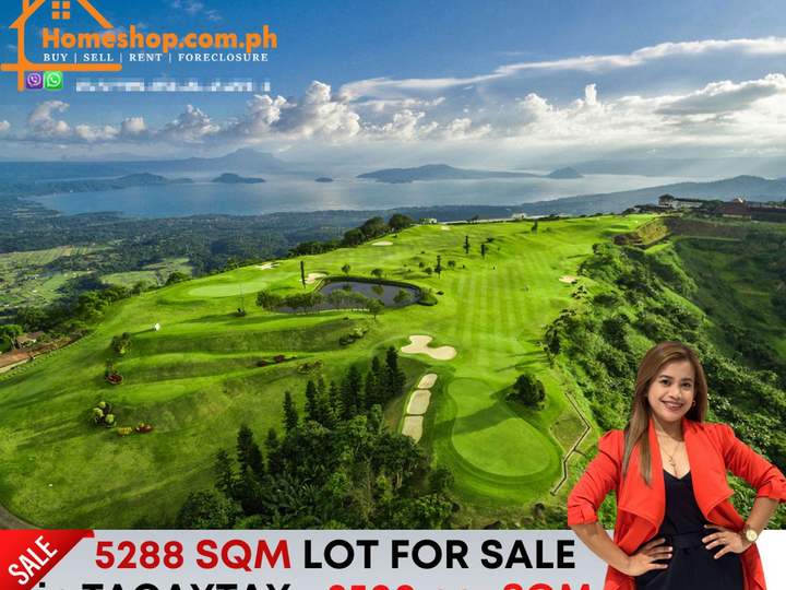 Residential Lot For Sale in Prime Peak Tagaytay 5288 SQM Lot Area