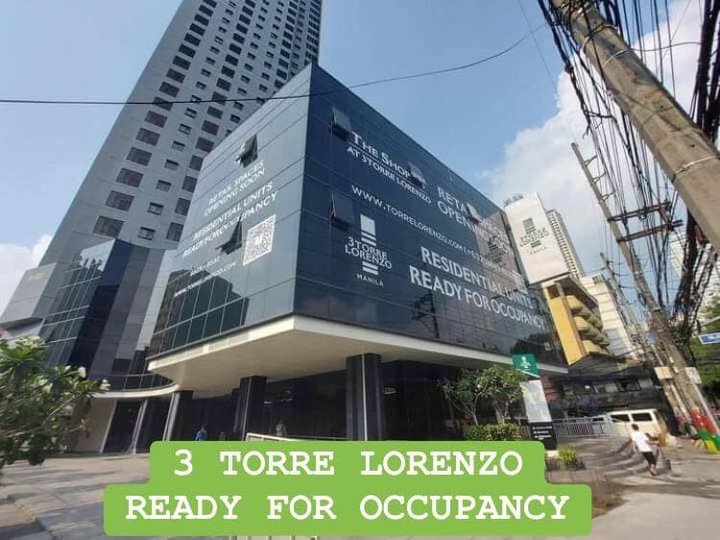 1 Bedroom Manila Condo for Sale - 3 Torre Lorenzo -Ready for Occupancy