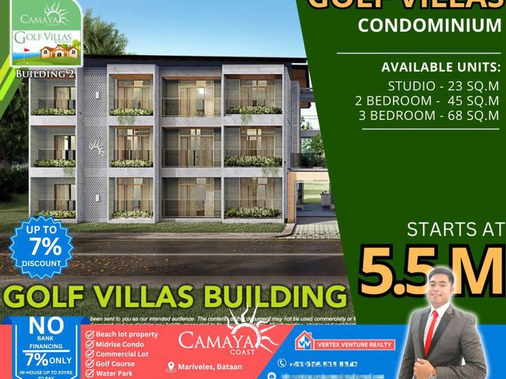23.00 sqm 1-bedroom Resort Type Condo For Sale in Mariveles Bataan