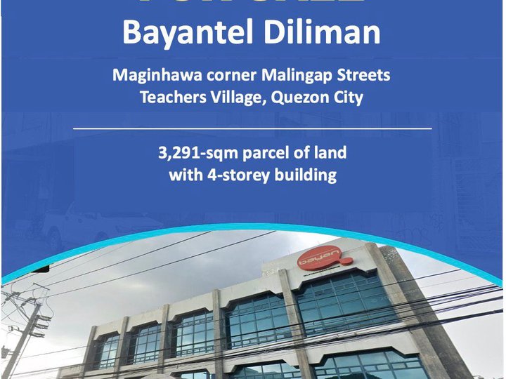 Commercial Property  in Teachers Village, Quezon City For Sale