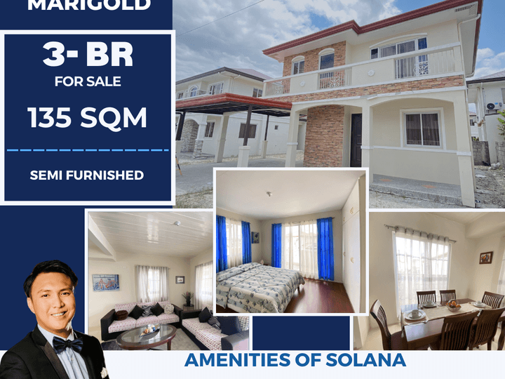 For Sale House and Lot 3-Bedroom With 2 Carport In Solana Casa Real Pampanga