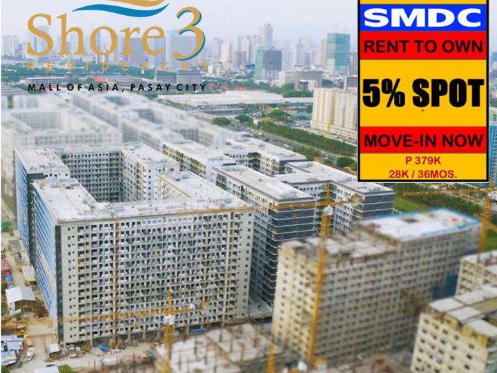 Shore 3 RESIDENCES Condo FOR SALE in SMDC Mall Of Asia Pasay City