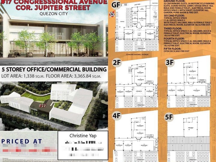 Ready For Occupancy Building or Commercial For Sale in Congressional Avenue Quezon City