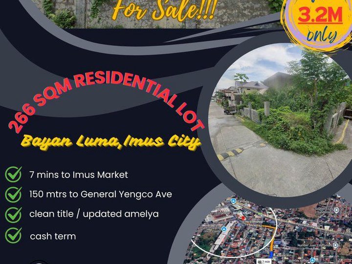 266 sqm Residential Lot in Imus City