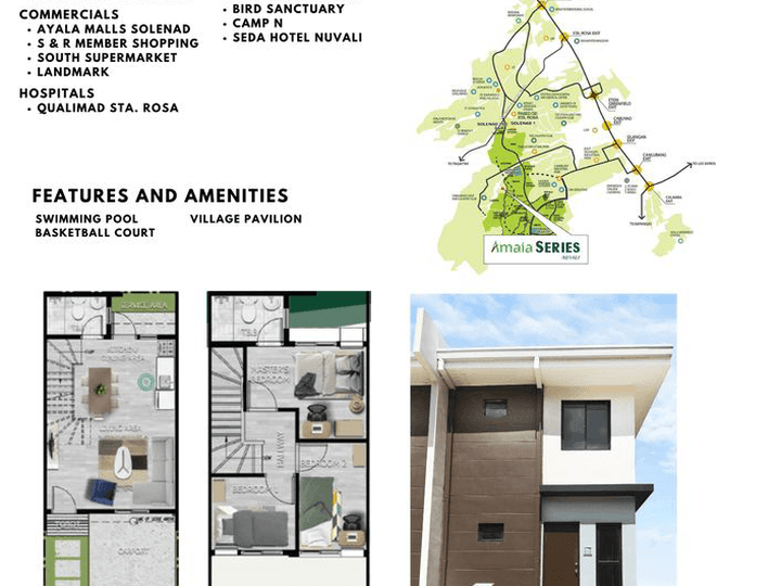 AMAIA Nuvali Series 3 Bedrooms for Sale in Nuvali