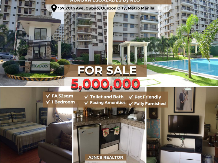 Fully Furnished 32sqm - Cubao Quezon City
