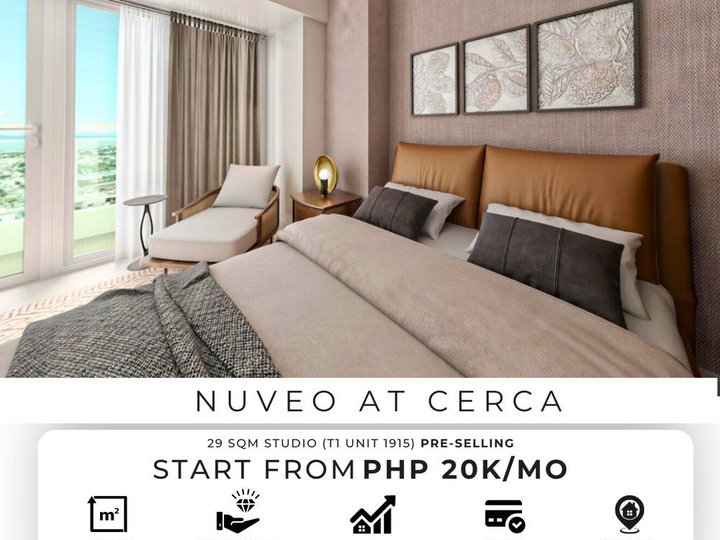 Condos for Sale in Alabang Studio 29 SQM with Balcony Pre Selling