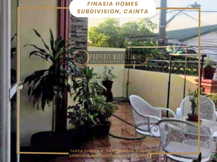 2-STOREY HOUSE & LOT for SALE in FINASIA HOMES SUBDIVISION, CAINTA CITY