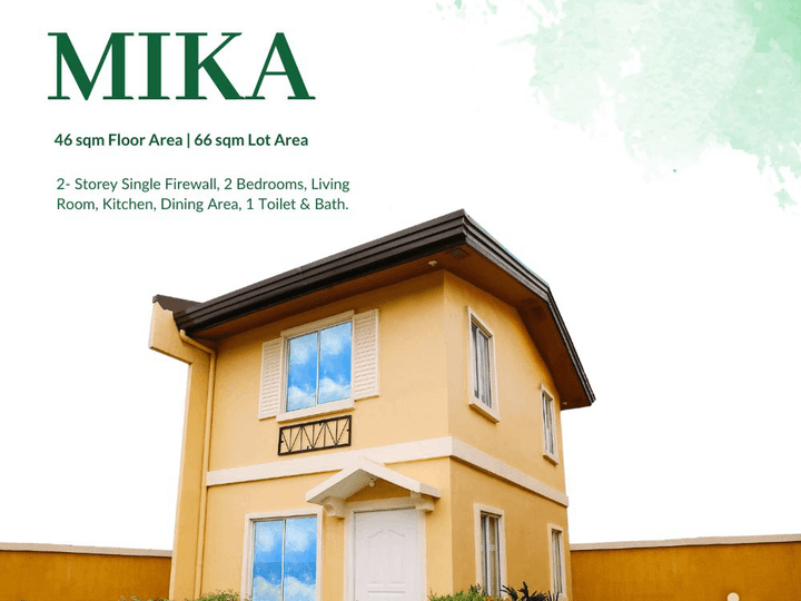 2BR HOUSE AND LOT FOR SALE IN DUMAGUETE - MIKA RFO UNIT