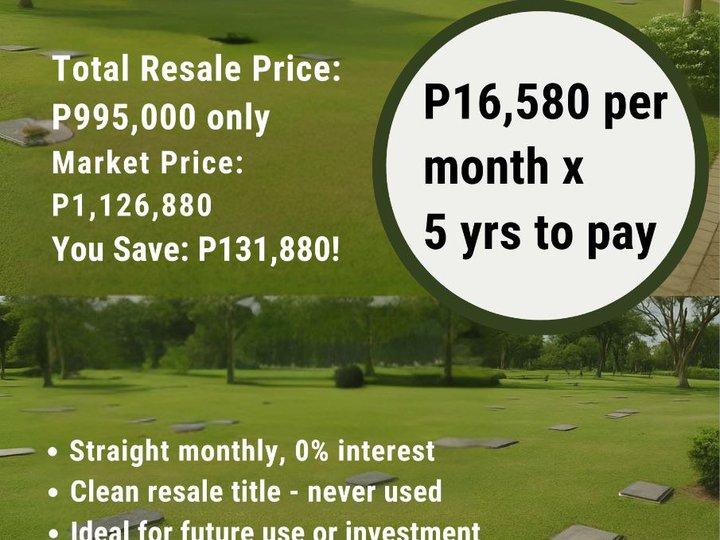 Memorial Lot For Sale in Talisay Cebu