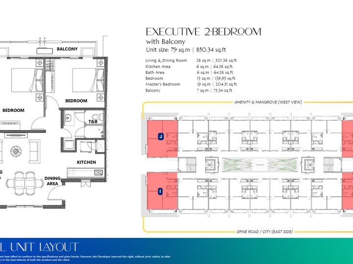 Pre Selling 79.84sqm 2BR Executive Balcony in Puerto Princesa Palawan