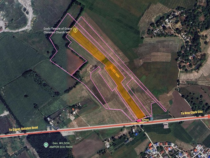 FOR SALE RAWLAND IN TARLAC NEAR NEW CLARK CITY AND MT. PINATUBO BASE CAMP