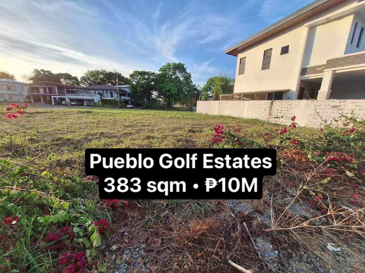 383 sqm Lot For Sale in Pueblo Golf Estates, Cagayan de Oro