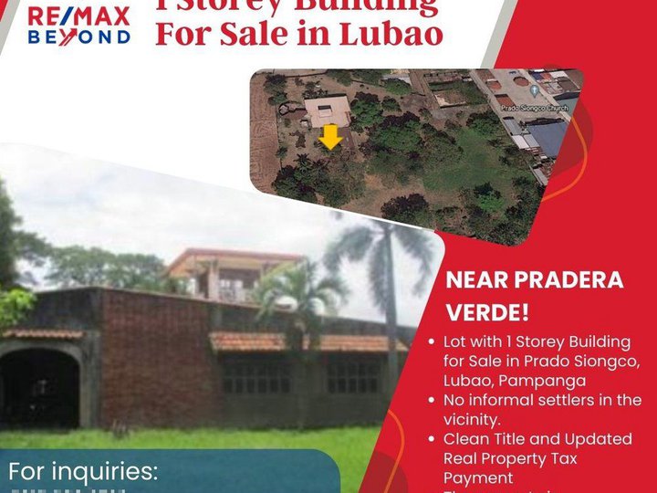 Lot for Sale in Prado Siongco, Lubao, Pampanga  Lot Area: 6,962 sqm