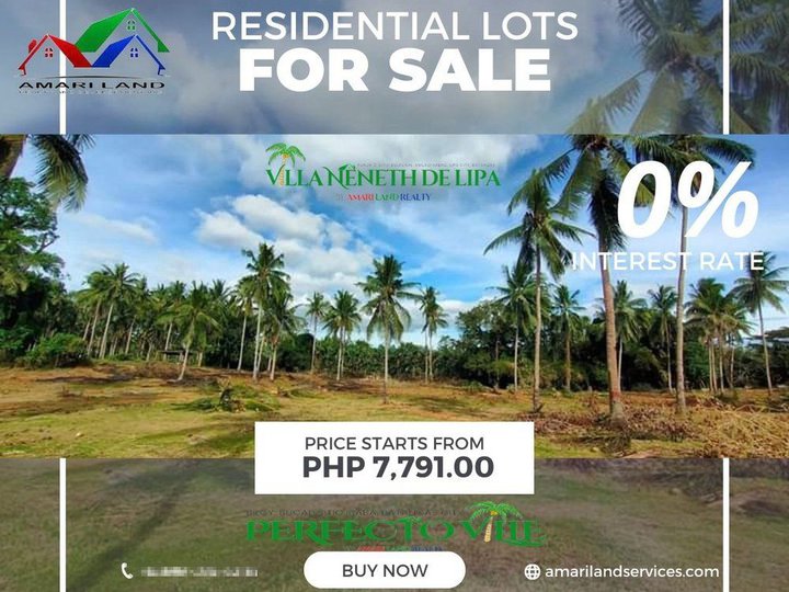 We are selling a residential lot in subdivision. It is under developer