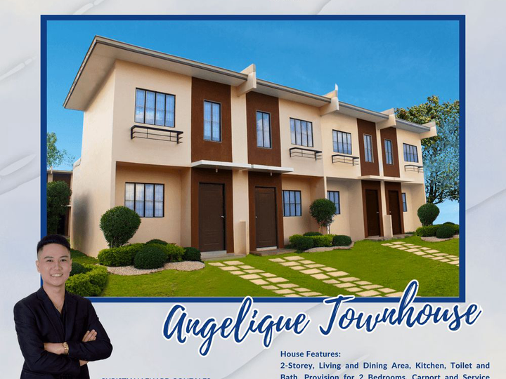 Angelique Inner Unit 2-bedroom Townhouse For Sale in Lumina Tarlac