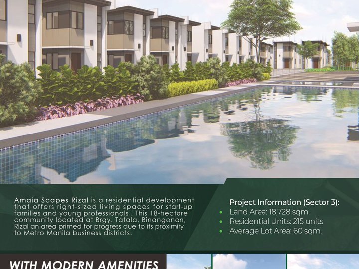 Preselling Affordable House For Sale in AMAIA SCAPES Binangonan Rizal