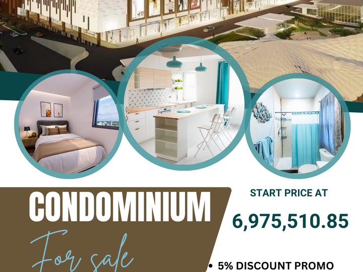 46.50 sqm 2-bedroom Condo For Sale in Pasig Metro Manila