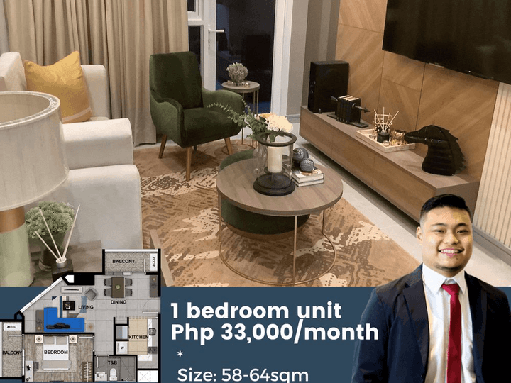 Pre-selling 60.00 sqm 1-bedroom Condo For Sale