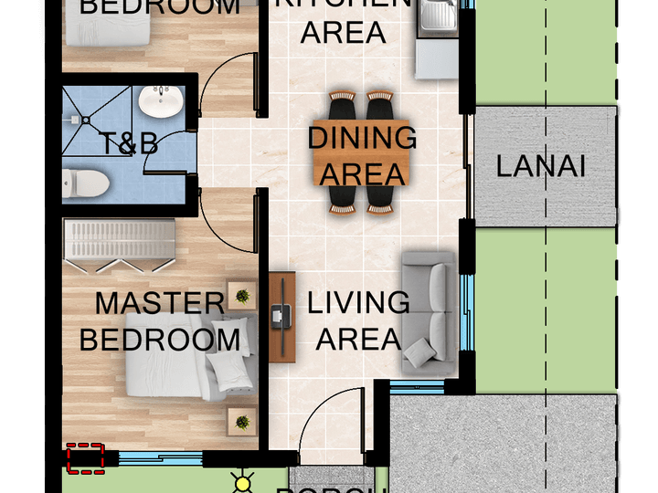 Blk 47 L42 with carport 2-bedroom Single Attached House For Sale in Plaridel Bulacan