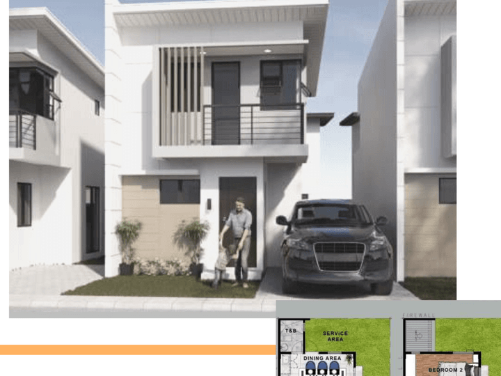 2 Bedroom Single Attached House for Sale near Clark Pampanga