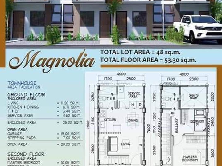 Magnolia Townhouse Unit Fully Finished for Sale