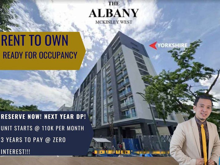 RENT TO OWN CONDO NEAR HIGHSTREET BGC- ALBANY YORKSHIRE