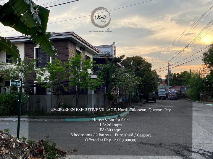 House and Lot for sale at Evergreen Executive Village North Caloocan