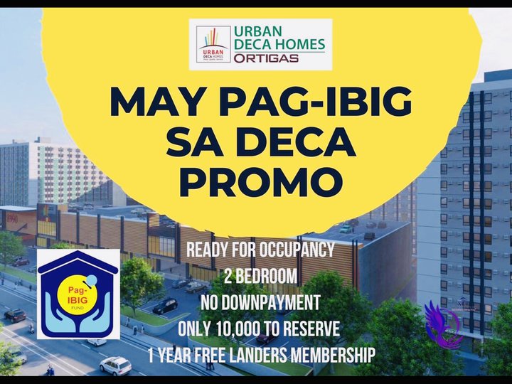 2-bedroom 0% downpayment Condo For Sale in Ortigas Pasig Metro Manila