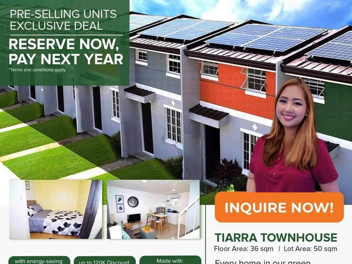 2 Storey Townhouse Fully Furnished With Solar in Sto.Tomas Batangas