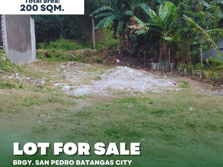 200 sqm Residential Lot For Sale in Batangas City Batangas