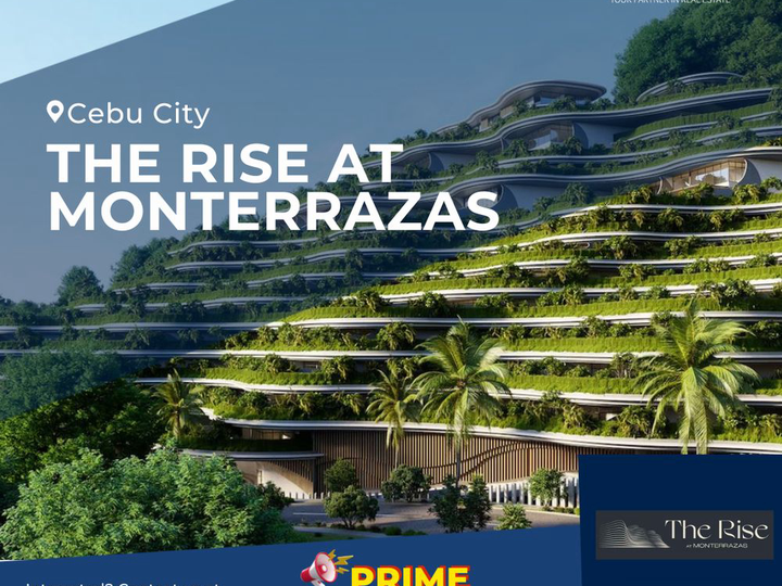 The Rise at Monterrazas Condo unit for Sale in Cebu Prime Investment! with Flexible Payment Term