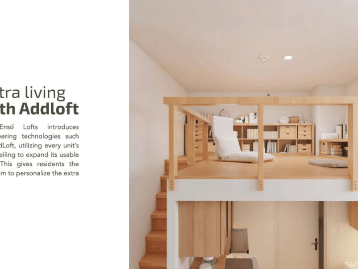 Refined Studio Condo Unit at My Enso Loft by PH1 World Developer in Quezon City