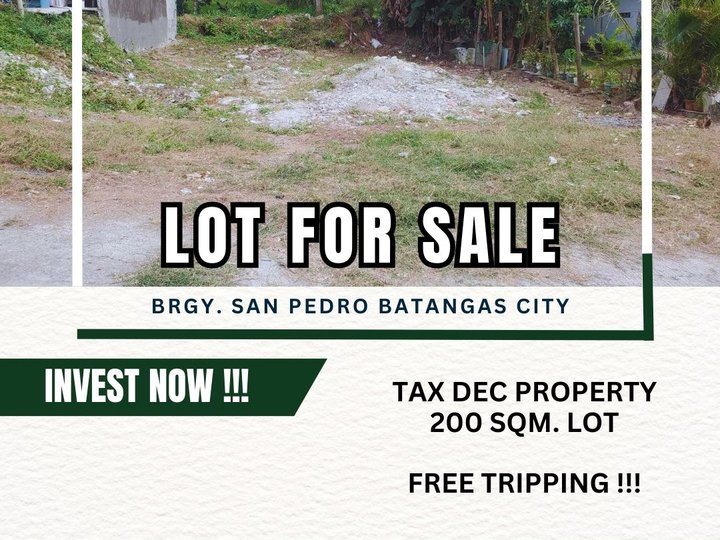 200 sqm Residential Lot For Sale